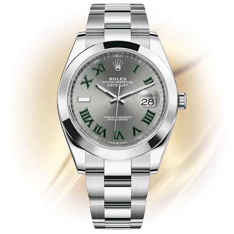 rolex wimbledon datejust 41 reference|rolex datejust 41 smooth bezel.